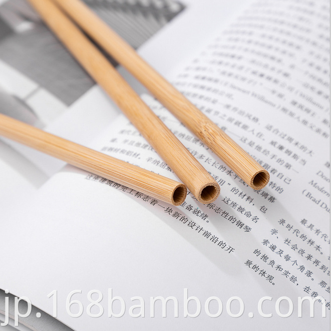 Biodegradable bamboo straw